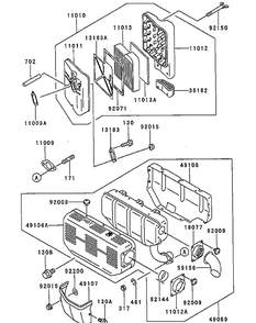 Part Location Diagram of KM-92009-2322 MTD Screw